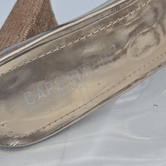 NWOT Cape Robbin Lookey Rose Gold Clear See-through Transparent Heeled Booties - Picture 13 of 16